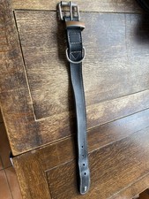 Hunter leather dog collar - leather,