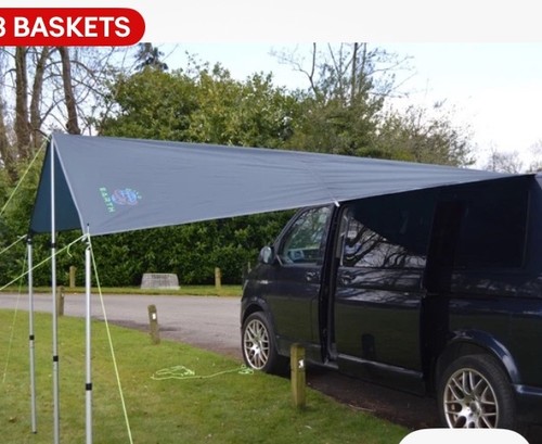 Campervan caravan awning sun - caravan,