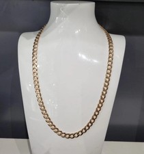 9ct Yellow Gold Flat Curb