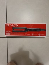 REVLON DOUBLE STRAIGHT copper Ceramic Dual Plate Straightner Brand New
