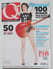 Q MAGAZINE DEC 2001 P J HARVEY