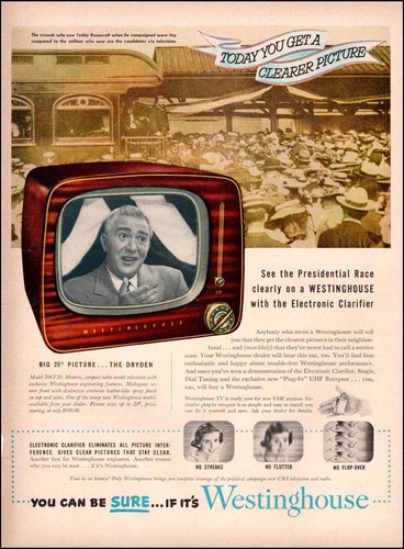 1952 vintage ad - vintage, tv