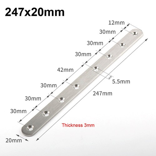 Stainless steel repair plate - steel,