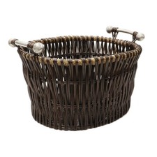 JVL Dark Willow Log Basket