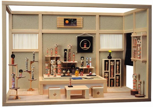 Miniature craft kit kokeshi - kit,