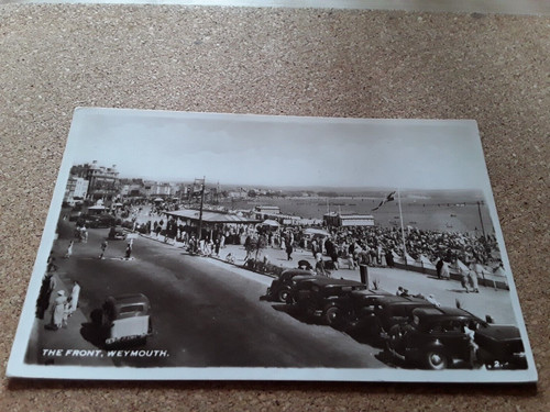 Postcard the front weymouth - the,