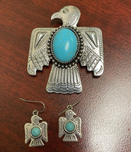 Silver tone southwest style - tone,