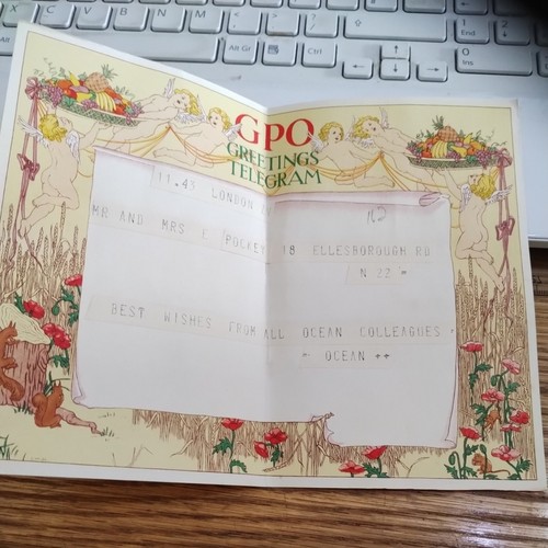 Gpo greetings telegram dated - greetings,