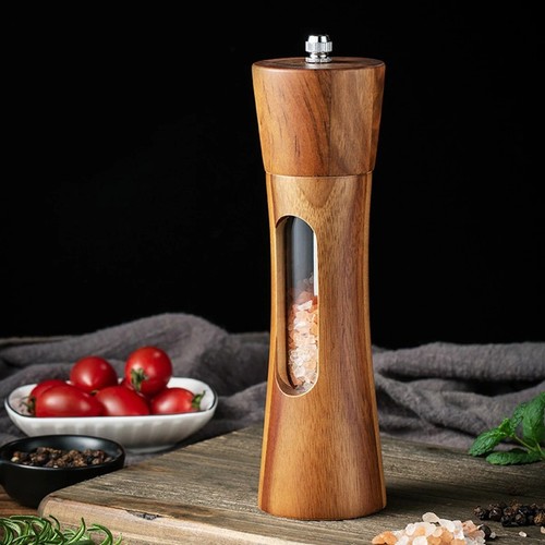 Solid wood spice salt - wood,