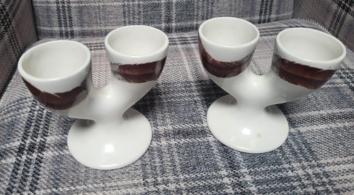 Vintage double egg cup - vintage,