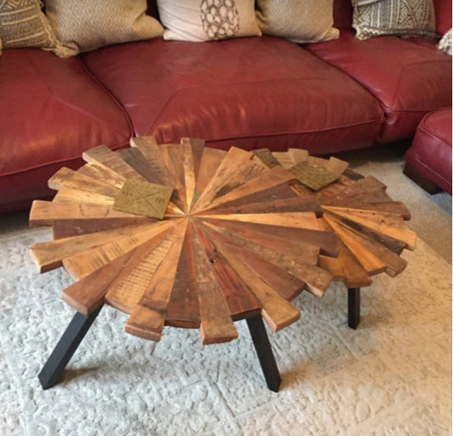 Industrial coffee table - coffee,