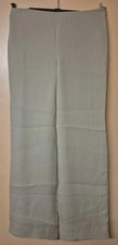 Luisa Spangoli Trouser Beige Silk Straight Wide Leg Lined W31 L31 Size IT44 UK12