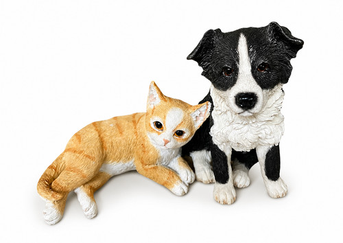 Best friends collie ornament - collie,