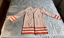 Marks And Spencer Red/Orange White mix Cardigan Medium fit Long length