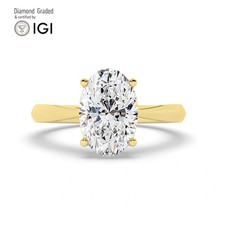 Oval Diamond Engagement Ring