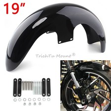 19" Vivid Black Front Wheel