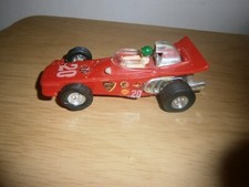 Vintage red 'Formula 500 Hong Kong' slot car/scalectrix style.Spares& repairs(E8