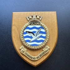 Bb41- Royal Naval air Station HMS Fulmar (Le Cumhachd Mo Sgiathan) wall plaque