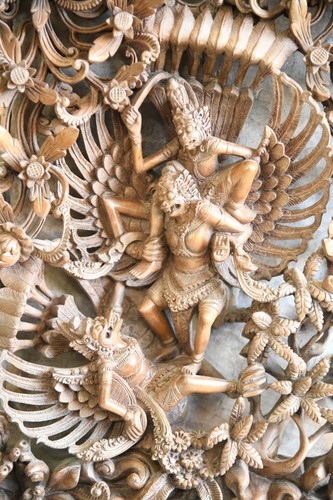 Large balinese carved - balinese, wood