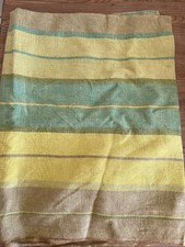 Woven Cotton/Linen Quality Fabric With Wide and Narrow Stripes 1.64m L x 1.28 W
