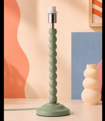 Bobbled table lamp sage - bobbled,