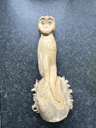 Carved wooden monkey 5cm - monkey, 18.5cm