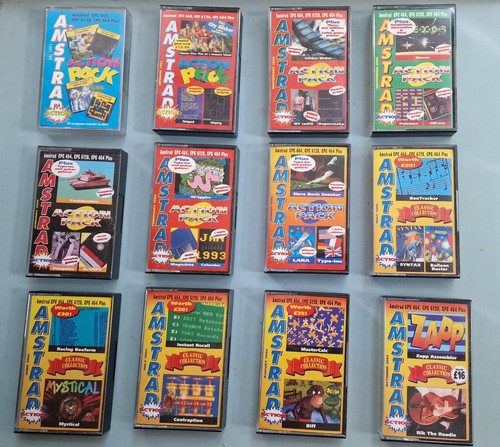 Vintage amstrad computer tapes - computer,