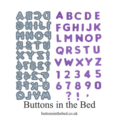 Small alphabet number metal - small, &