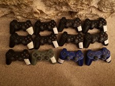 Official Sony Dualshock 3 Joblot, Faulty /spares/repairs/donors X12 controllers