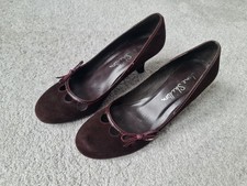 UK 4 Brown Suede Jane Shilton