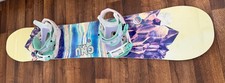 GNU B-Nice ASYM Snowboard, Switchback bindings and Burton bag