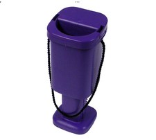 Purple square charity money - purple,