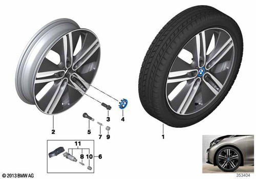 Bmw genuine disc wheel rim - bmw,