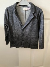 Zara Boys Grey Mix Marl Casual Blazer- 2/3