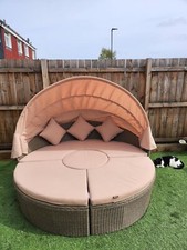 Outdoor Rattan Garden Day Bed