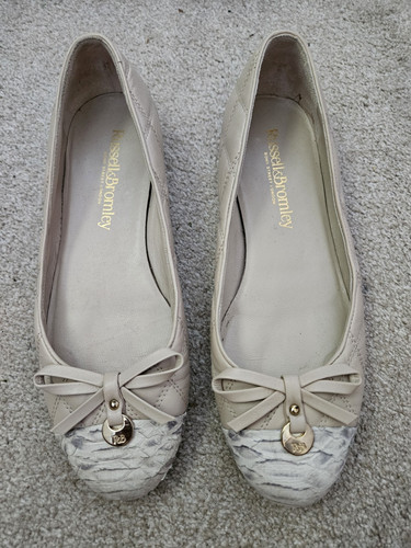 Ladies russell bromley beige - &,