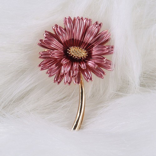Daisy flower brooch pin alloy - brooch,