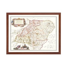 Old Map of Aberdeen 1665 -