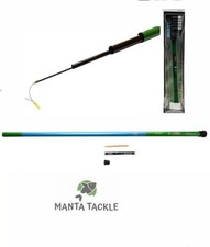 NEW 4m Shakespeare Telescopic Elasticated Lake Canal Whip + 5 x Pole Rigs