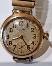 Waltham gold filled gents - gold,