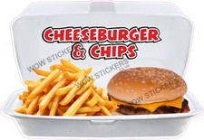 Burger and Chips in Take out