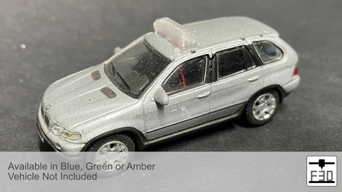 Vehicle light beacon - vehicle, kit