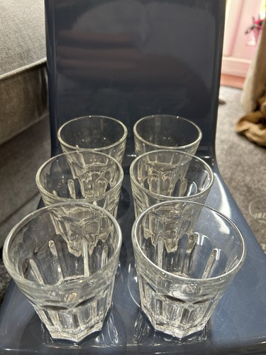 Ikea small glass tumblers - 6x, tumblers-