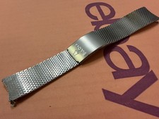 Vintage 18mm Bulova Shark Mesh