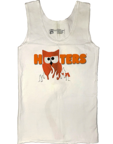 Hooters uniform white tank - white,