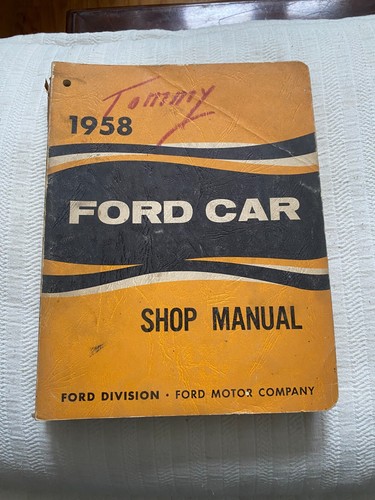 Vintage ford car 1958 - vintage, shop