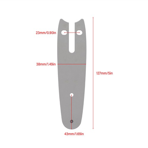 Chainsaw guide plate - 4/6/8",