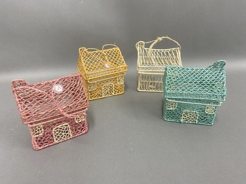 Set vintage cricket cage - of,