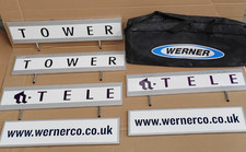 werner teletower set of 4 toe boards for telescopic mobile scaffold tower