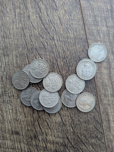 Sixpence full set 1953 1967 - set,